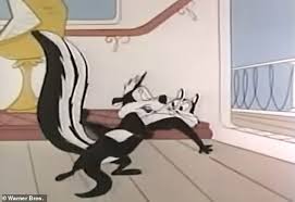 Pepe le Pew and the cat 